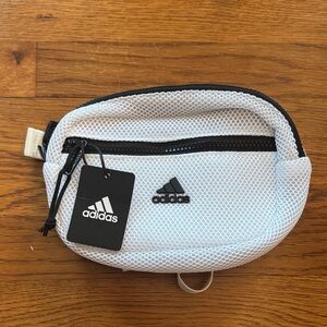 NWT adidas White and Black Mesh Waist Pack